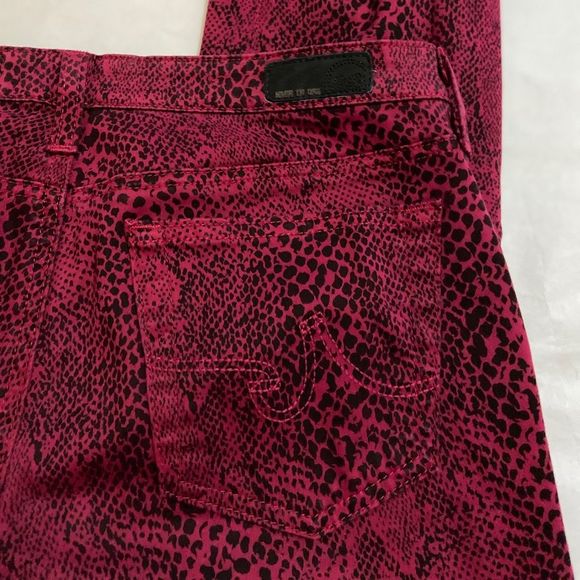 AG Adriano Goldschmied Animal Print Jeans - Picture 2 of 8